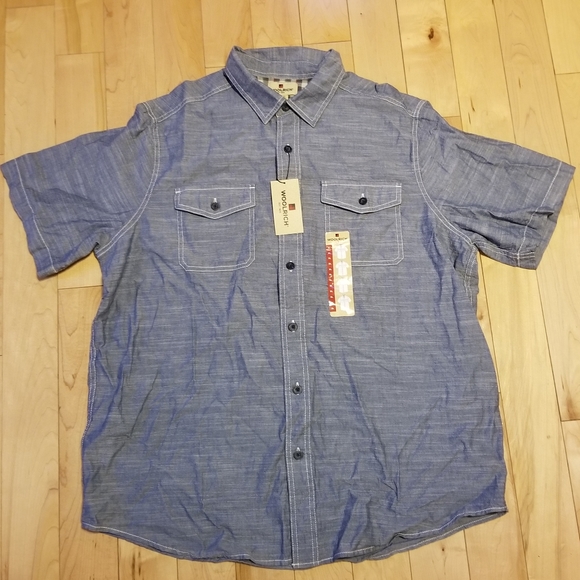 Woolrich Other - NWT Woolrich denim short sleeve button down shirt